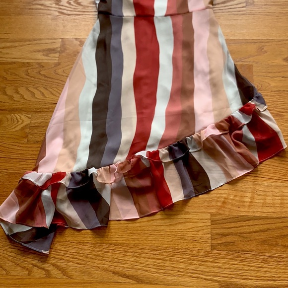 🌸Petite Studio Multi Rainbow Stripe Carly Dress - Picture 5 of 10